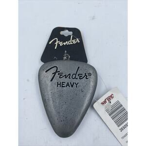 Vintage Y2K Fender Huge Guitar Pick Belt Buckle NWT